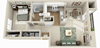 The Pointe Apartments 1x1 A Renovated Floor Plan